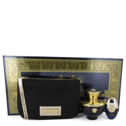 (Versace Dylan Bleu for women set (100ml perfume + 10ml sample + bag
